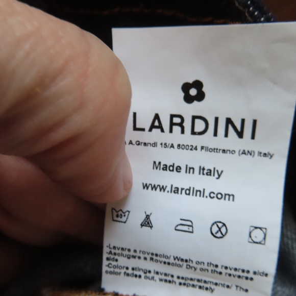 LARDINI Denim Pants santo Indigo(Denim) 34 $568 Euro NWT  (37x30.5) - Picture 9 of 11